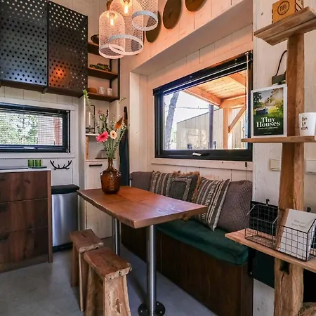 Nice Tiny House With A Pellet Stove בית נופש *
